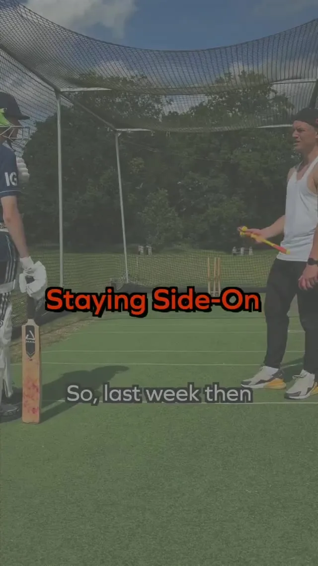Staying Side-On coaching video poster frame